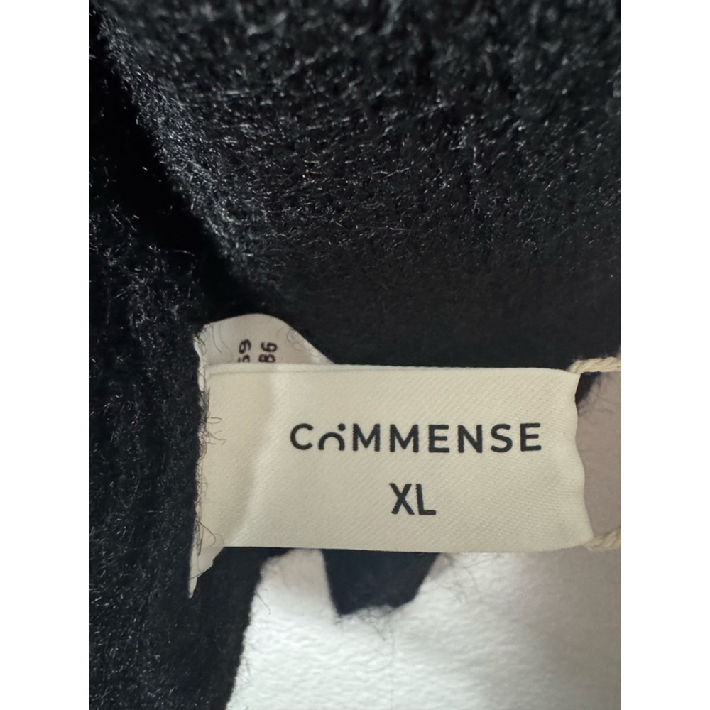 COMMENSE Black Long Cardigan Button Front Sweater Dress size XL - Picture 6 of 7